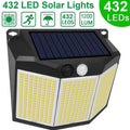 432 LED Solar Garden Wall Lights by DailySale