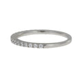 Cubic Zirconium Wedding Band Ring Sterling Silver by Bids.com