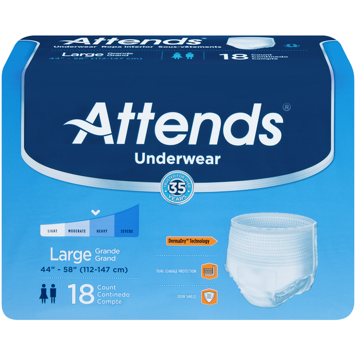 Attends Underwear, Extra Absorbency, Large by Pasteur Pharmacy