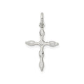 Cubic Zirconia Charm Cross Pendant by Fine Color Jewels