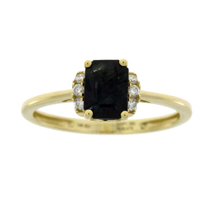 1.38ct Sapphire Diamond Ring 14KT Yellow Gold by Bids.com