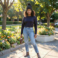 Invenri Pom-Pom Knit Hat by Vanessa Jane