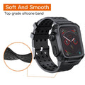 44 MM Full Cover Clear Case Screen Protector with Bands for Apple iWatch 4 and 5 by DailySale