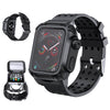44 MM Full Cover Clear Case Screen Protector with Bands for Apple iWatch 4 and 5
