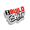 I Build Shit - Hard Hat Decal