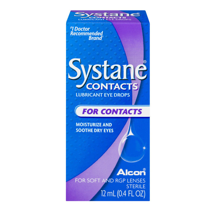 Systane® Contacts Lubricant Eye Drops – 0.4 Fl Oz (12 ml) by Pasteur Pharmacy