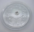 INDIANA Glass Wreath Platter 13 Satin Frost by Vanessa Jane