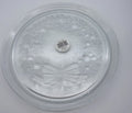 INDIANA Glass Wreath Platter 13 Satin Frost by Vanessa Jane