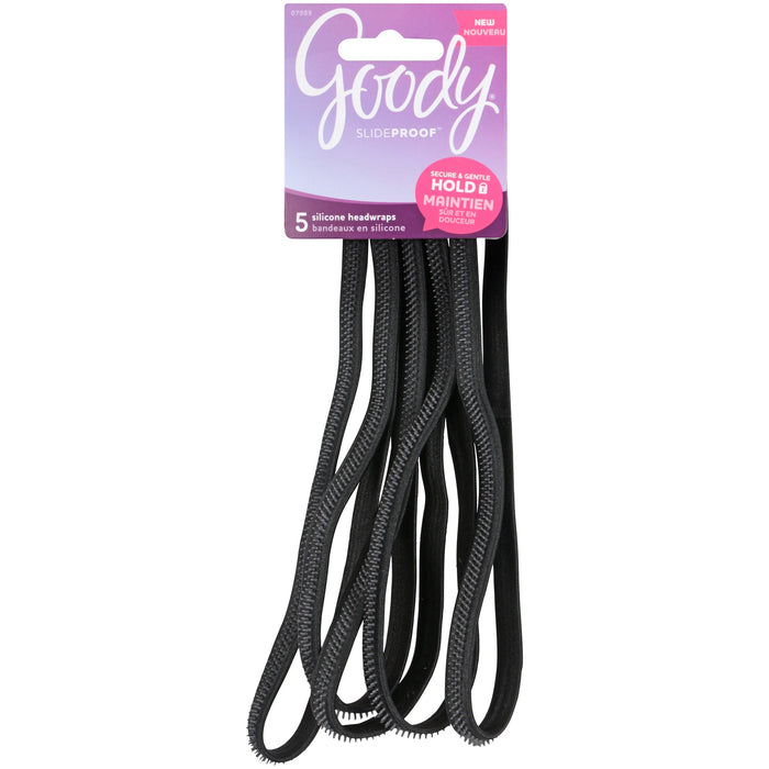 Goody Slideproof Thin Headbands - 5ct by Pasteur Pharmacy