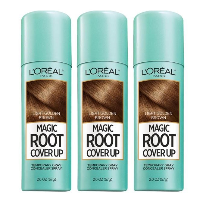 L'oreal Paris Magic Root Cover Up Temporary Gray Concealer Spray Light Golden Brown, 2 Oz by Pasteur Pharmacy