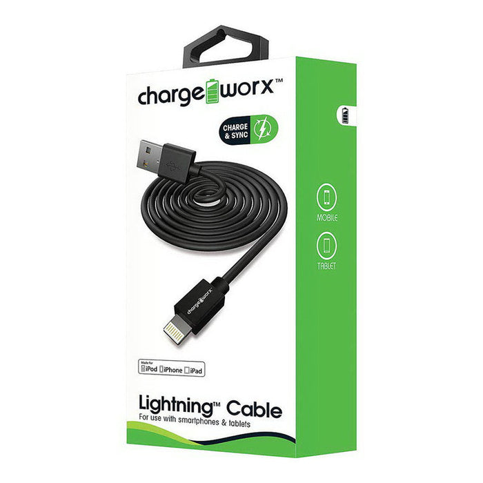 Chargeworx Charge Worx 3ft. Lightning Sync/Charge Cable by Pasteur Pharmacy