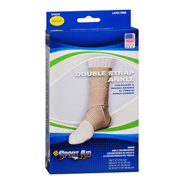 Sport Aid Double Strap Ankle Support – Medium by Pasteur Pharmacy