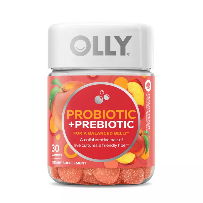 Olly Probiotic + Prebiotic Gummies - Peachy Peach by Pasteur Pharmacy