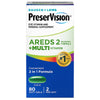 PreserVision AREDS 2 Formula + MultiVitamin Vitamin & Mineral Supplement 80 Ct Soft Gels
