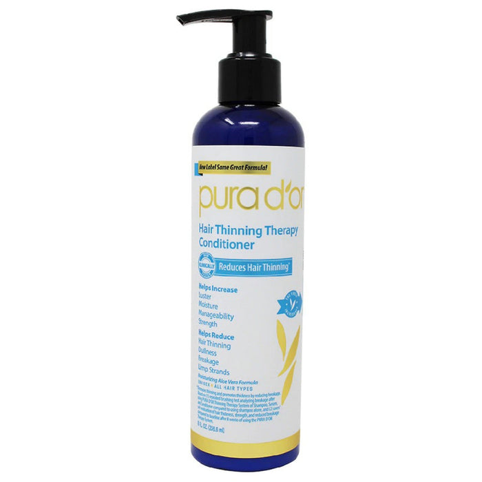 Pura Dor Hair Thinning Therapy Conditioner 8 Oz by Pasteur Pharmacy