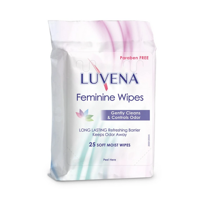 Luvena Therapeutic Feminine Wipes (25 count) by Pasteur Pharmacy