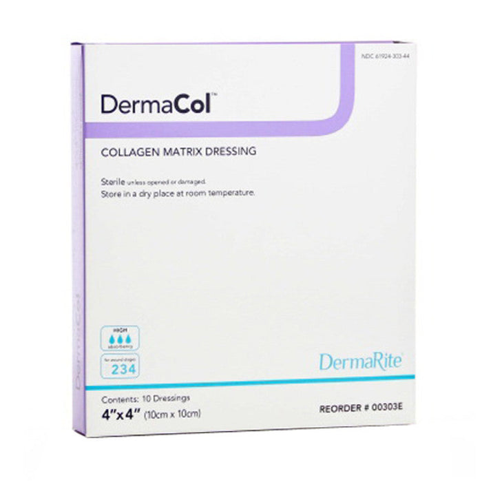 DermaCol Dermarite Drsg Wnd 4X4" 10EA/BX Dermarite, 10 EA/BX by Pasteur Pharmacy