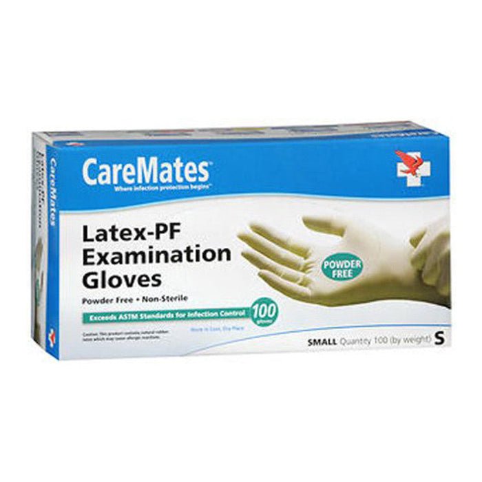 CareMates™ Latex Disposable Exam Gloves – Powder-Free, Small by Pasteur Pharmacy