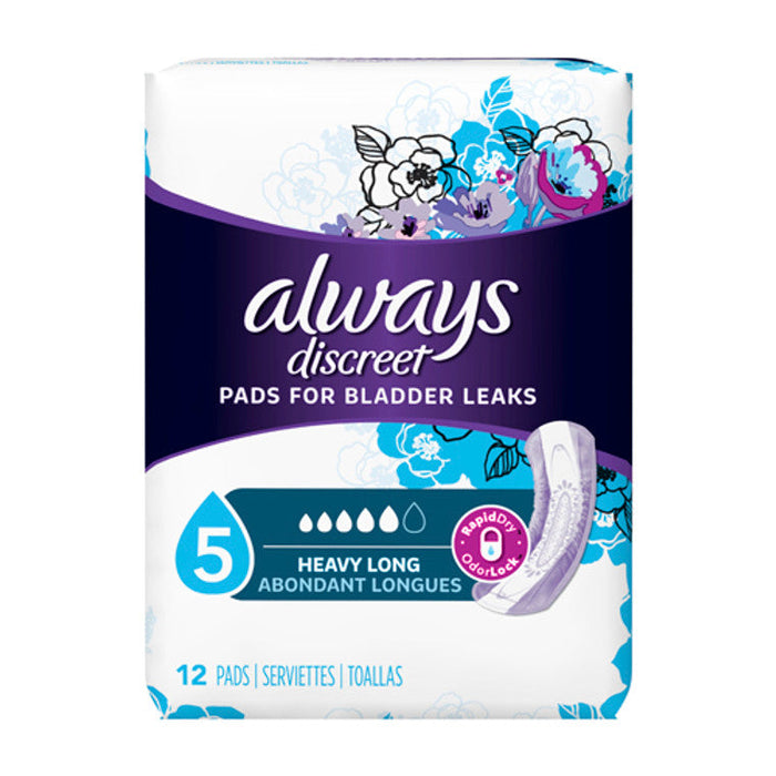 Always Discreet Maximum Absorbency Long Length Incontinence Pads by Pasteur Pharmacy