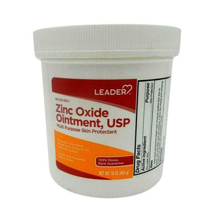 Leader Zinc Oxide Skin Protectant Ointment, 16 Oz by Pasteur Pharmacy