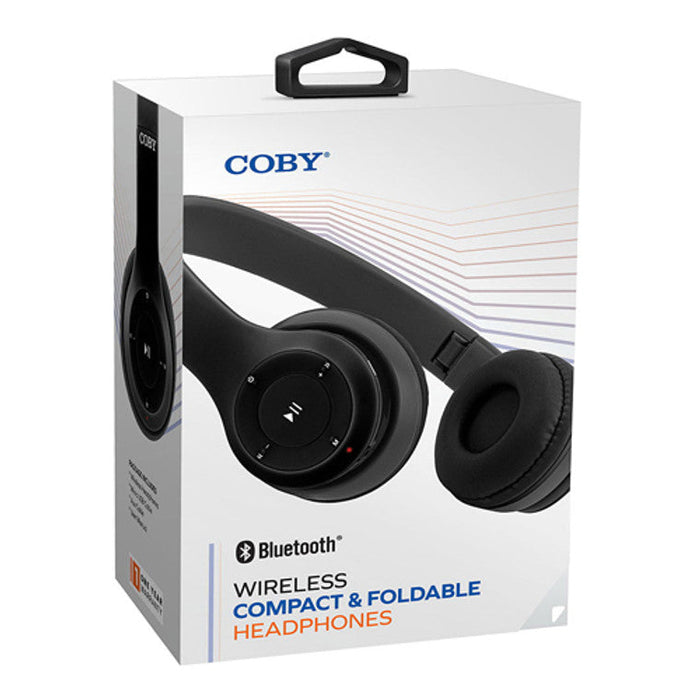 Coby Electronics Wireless Compact And Foldable Headphones, Black by Pasteur Pharmacy