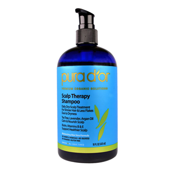 PURA D'OR Scalp Therapy Shampoo - 16oz by Pasteur Pharmacy
