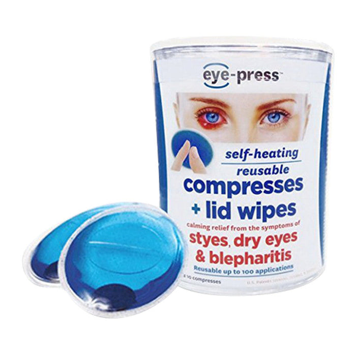 Eye Press Self Heating Reusable Compress & Lid Wipes by Pasteur Pharmacy