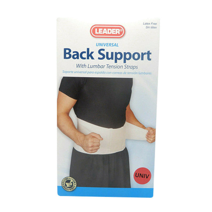 Leader Back Support, With Lumbar Tension Straps, Universal by Pasteur Pharmacy