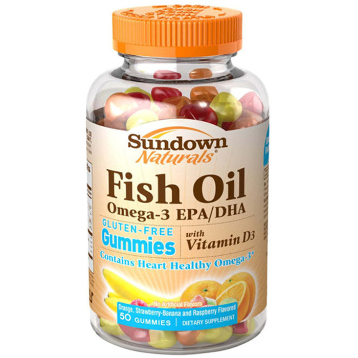 Sundown Naturals Fish Oil Omega-3 Gummies With Vitamin D3 by Pasteur Pharmacy