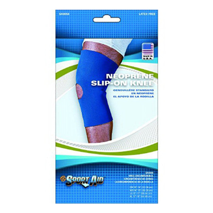 Sport Aid Knee Sleeve 12 1/2 Neoprene Open Patella Large by Pasteur Pharmacy