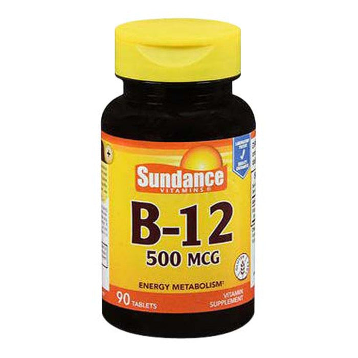 Sundance Vitamins® B-12 500 mcg – Energy Metabolism Support (Tablets) by Pasteur Pharmacy