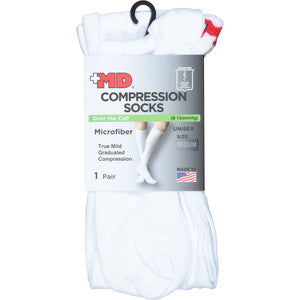 MD Plus Microfiber Over-the-Calf Compression Socks by Pasteur Pharmacy