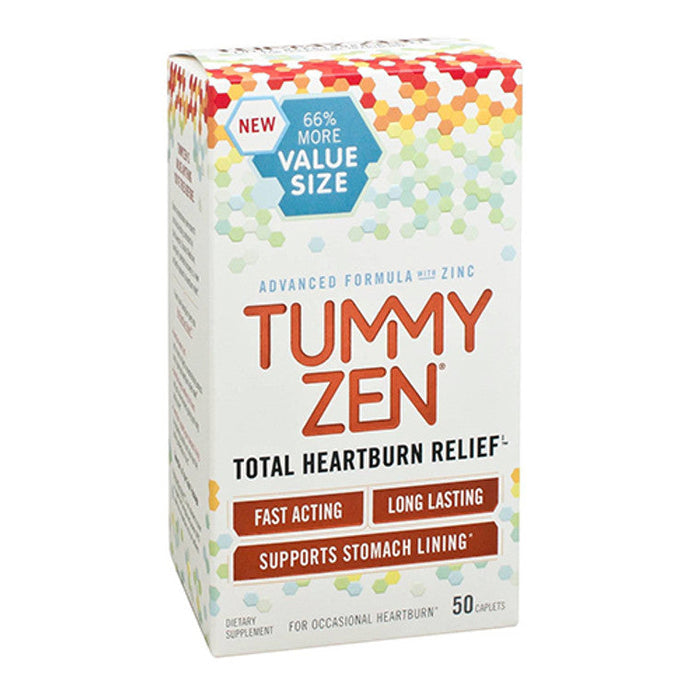 Tummy Zen Total Heartburn Relief Caplets by Pasteur Pharmacy