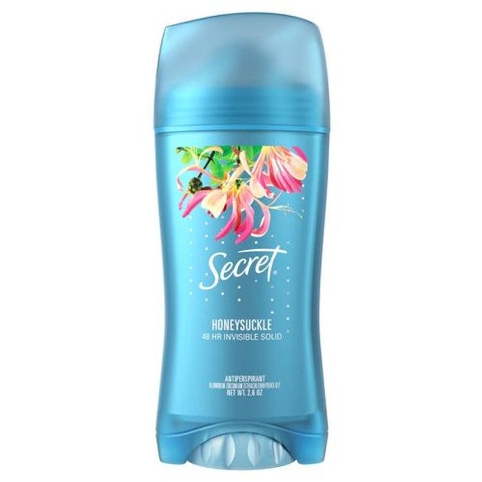 Secret Antiperspirant, Honeysuckle Scent, Invisible Solid 2.6 Oz by Pasteur Pharmacy