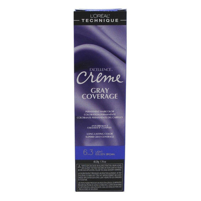 L'Oreal Excel Creme Color 6.3 Light Golden Brown, 1.74 Oz by Pasteur Pharmacy