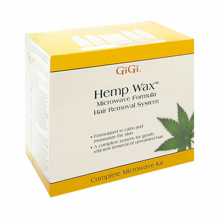 GiGi Hemp Wax Microwave Formula Hair Removal System Kit by Pasteur Pharmacy