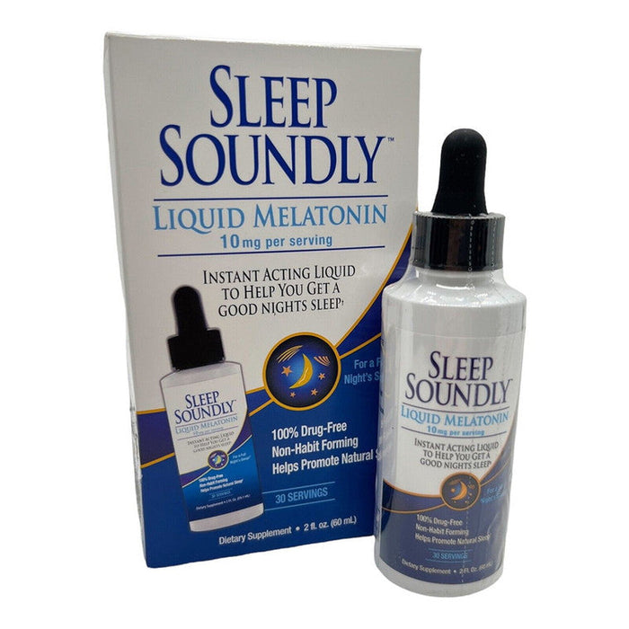 Sleep Soundly Nighttime Sleep Aid Drops, 10mg, 2 fl oz (59.1ml) by Pasteur Pharmacy