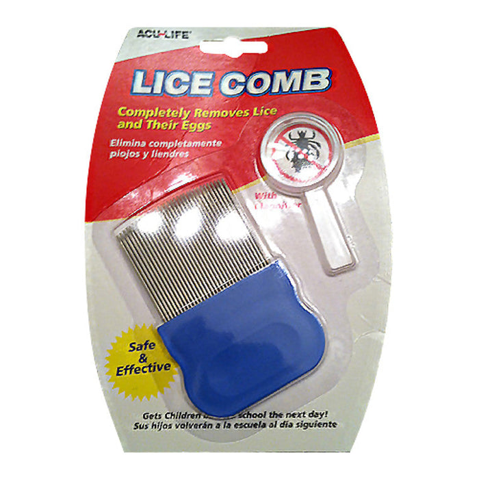 Health Enterprises Acu-Life Lice Comb With 5X Magnifier by Pasteur Pharmacy