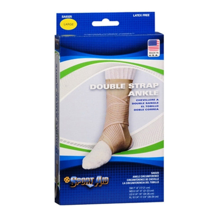 Sport Aid Double Strap Ankle Support – Size: Large – 1 Unit by Pasteur Pharmacy