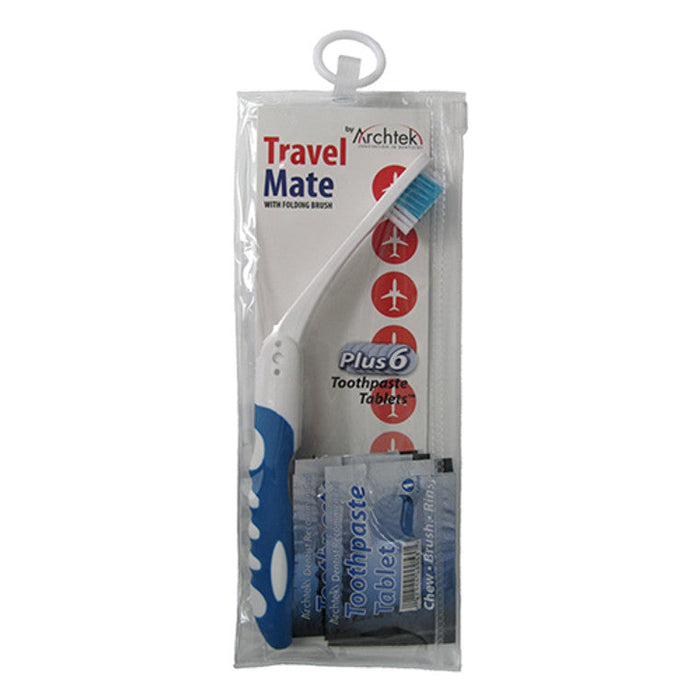 Archtek Folding Toothbrush Toothpaste Tablets For Travel by Pasteur Pharmacy