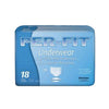 First Quality Unisex Adult Absorbent Underwear With Tear Away Seams PF-513, Count Of 18