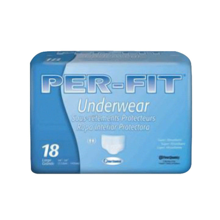 First Quality Unisex Adult Absorbent Underwear With Tear Away Seams PF-513, Count Of 18 by Pasteur Pharmacy