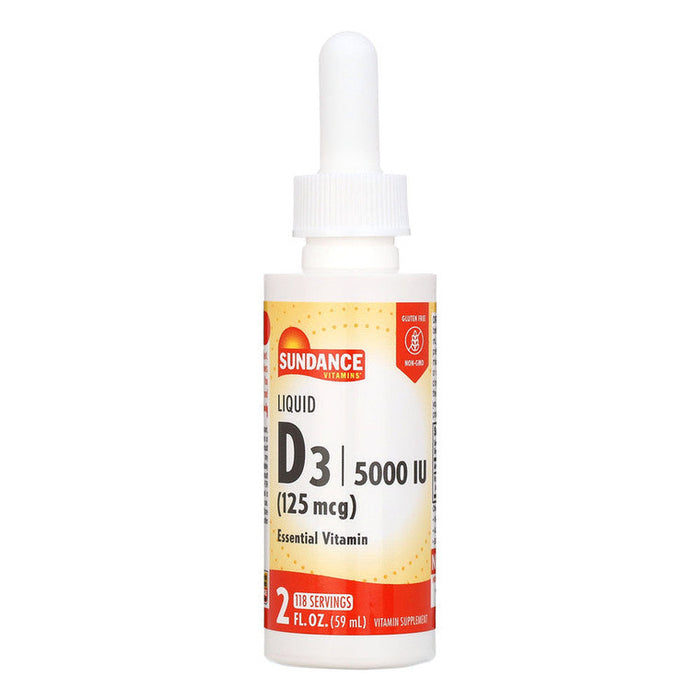 Sundance Vitamin D3 Liquid, 5000 IU, 2 Oz by Pasteur Pharmacy