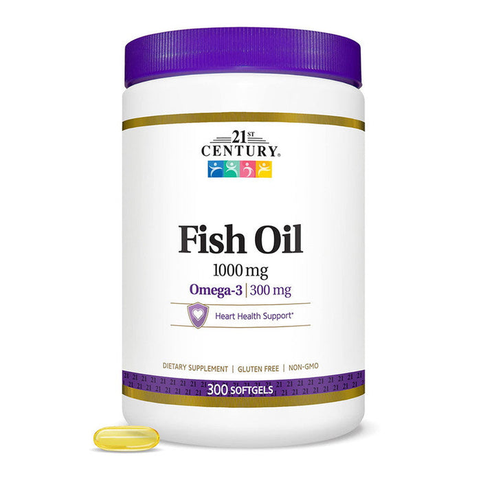 21st Century Fish Oil Softgels, 1000 Mg, Softgels by Pasteur Pharmacy
