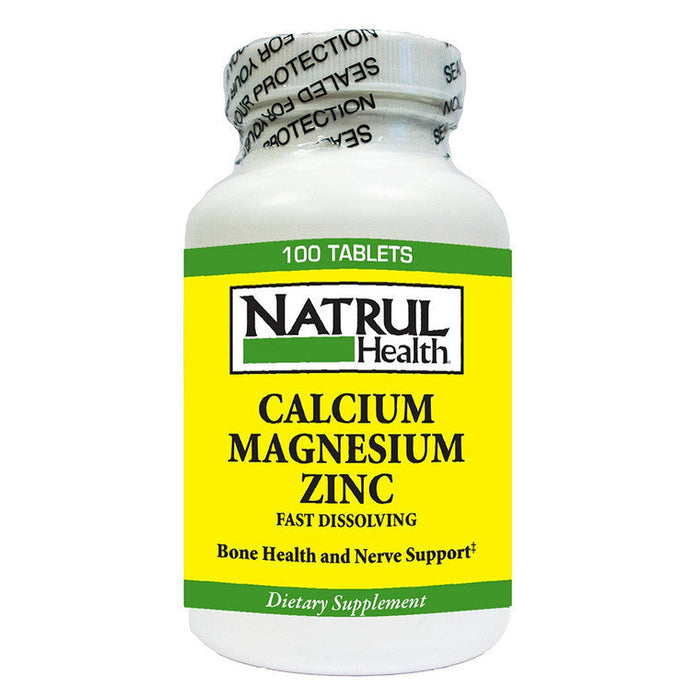 Nat-Rul Health Calcium Magnsm Zinc Tabs N-R 100 by Pasteur Pharmacy