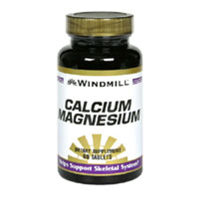 Windmill Calcium Magnesium 1000mg/500mg Tablets 60ct by Pasteur Pharmacy