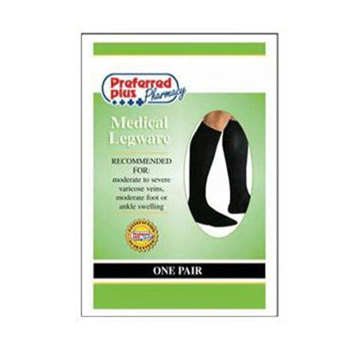Qcs Preferred Plus Medical Legware 20-30 F/S Navy Mens Socks - 1 Pair by Pasteur Pharmacy