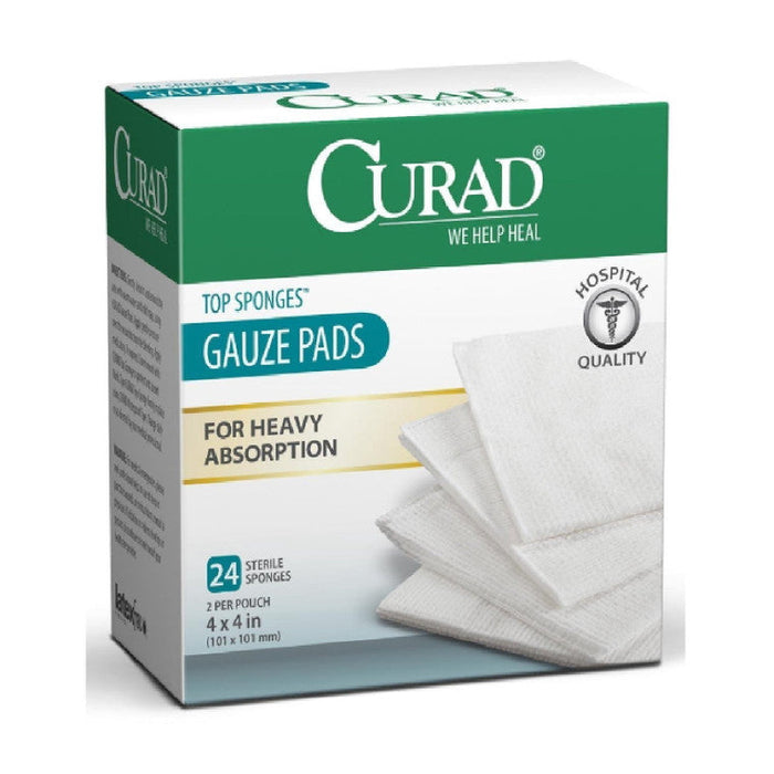 Curad Gauze, Sponge, Post-Op, 4"x4", Sterile by Pasteur Pharmacy