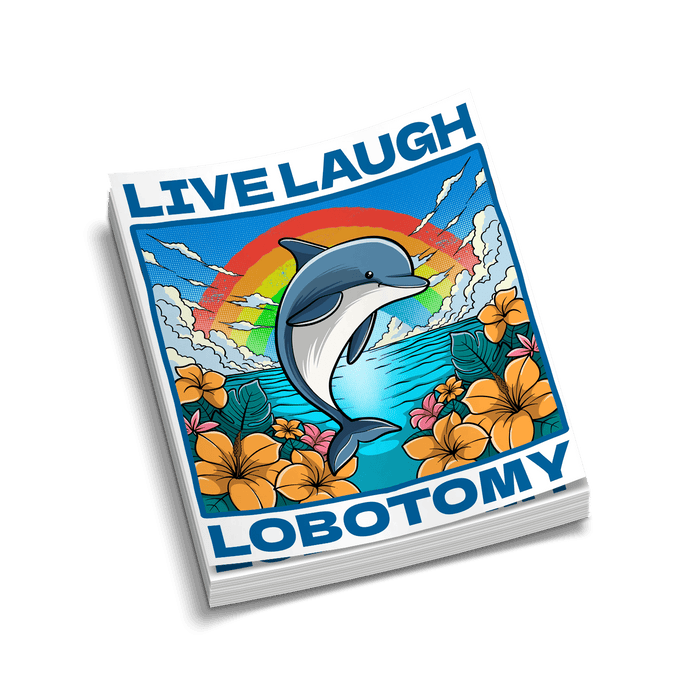 Lobotomy - Hard Hat Decal by Armed American Supply