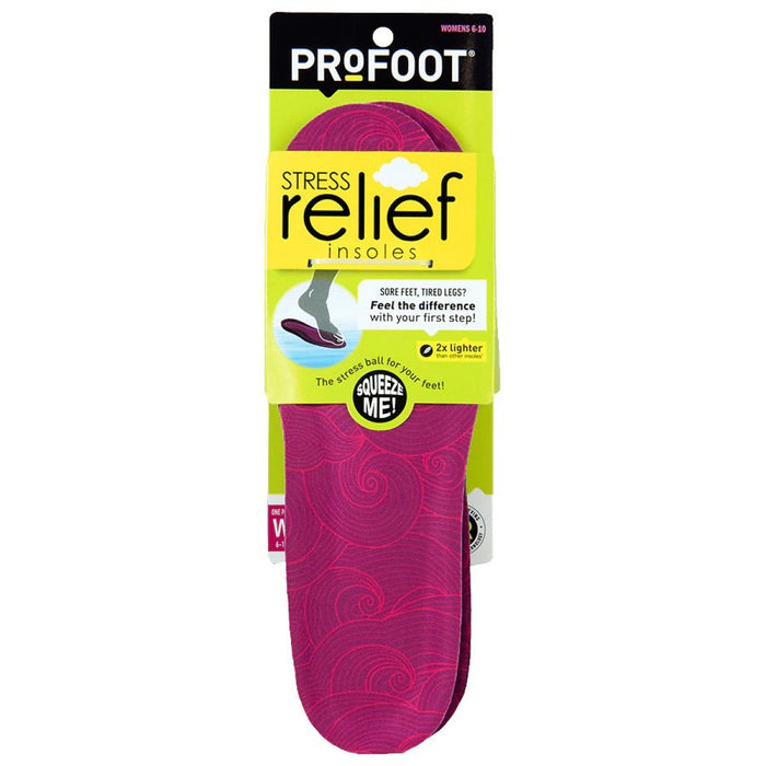 ProFoot Stress Relief Insoles for Women, Orthotic Support, 1 Pair by Pasteur Pharmacy